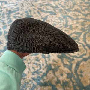 Dark Gray Flat Cap